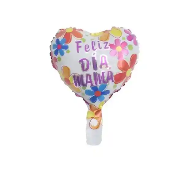 Globo Metalizado Feliz Dia Mama De 9”