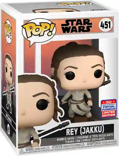 Funko Pop Star Wars: Across The Galaxy - Rey Skywalker Jakku Exclusiva