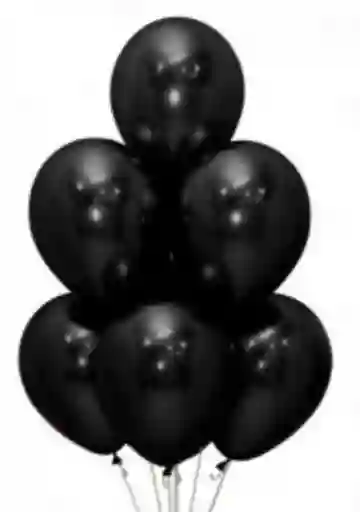 Bombas / Globos R-12 Negra Rumatex X12 Unidades
