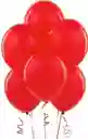 Bombas / Globos R-12 Roja Rumatex X12 Unidades