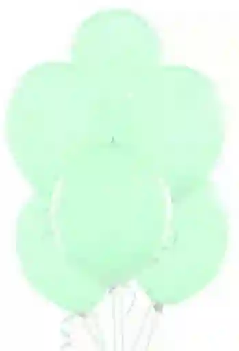 Bombas / Globos R-12 Verde Menta Rumatex X12 Unidades
