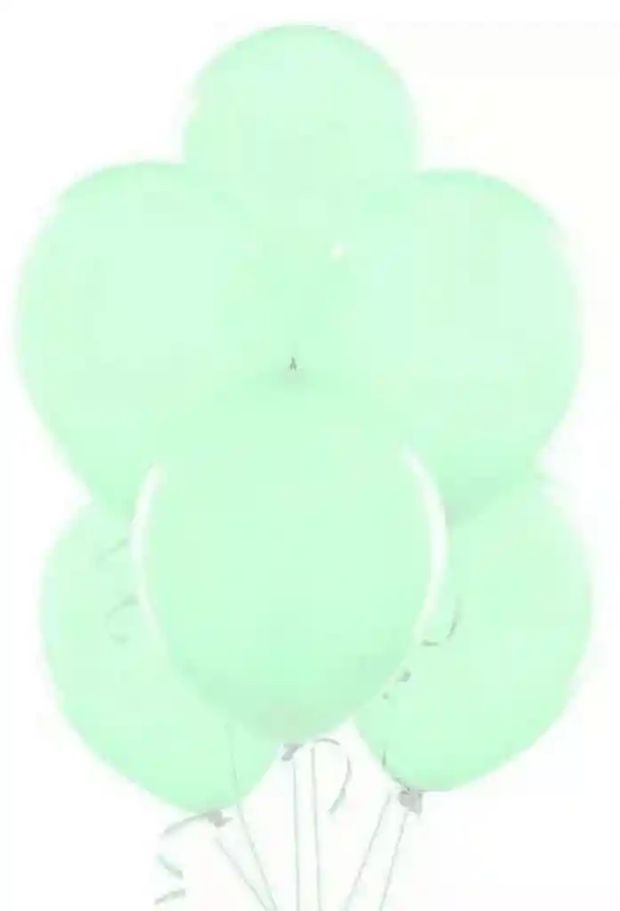 Bombas / Globos R-12 Verde Menta Rumatex X12 Unidades