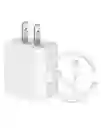 Cargador Iphone 20w. Carga Rápida. Cargador + Cable.