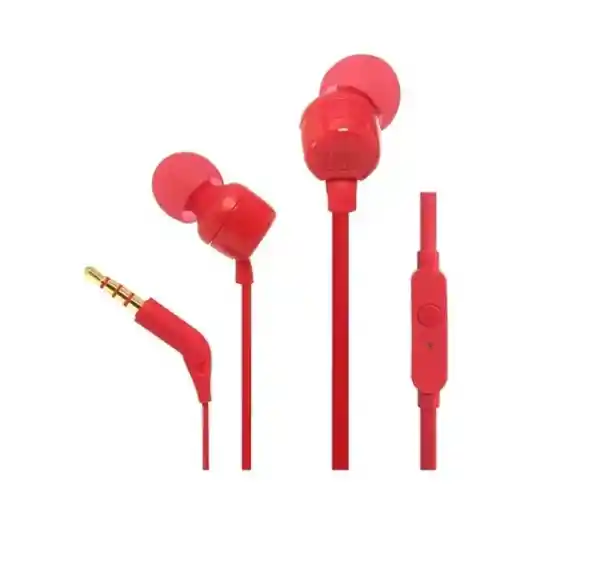 Audífonos In-ear Inalámbricos Jbl Tune 110 Red Color Rojo