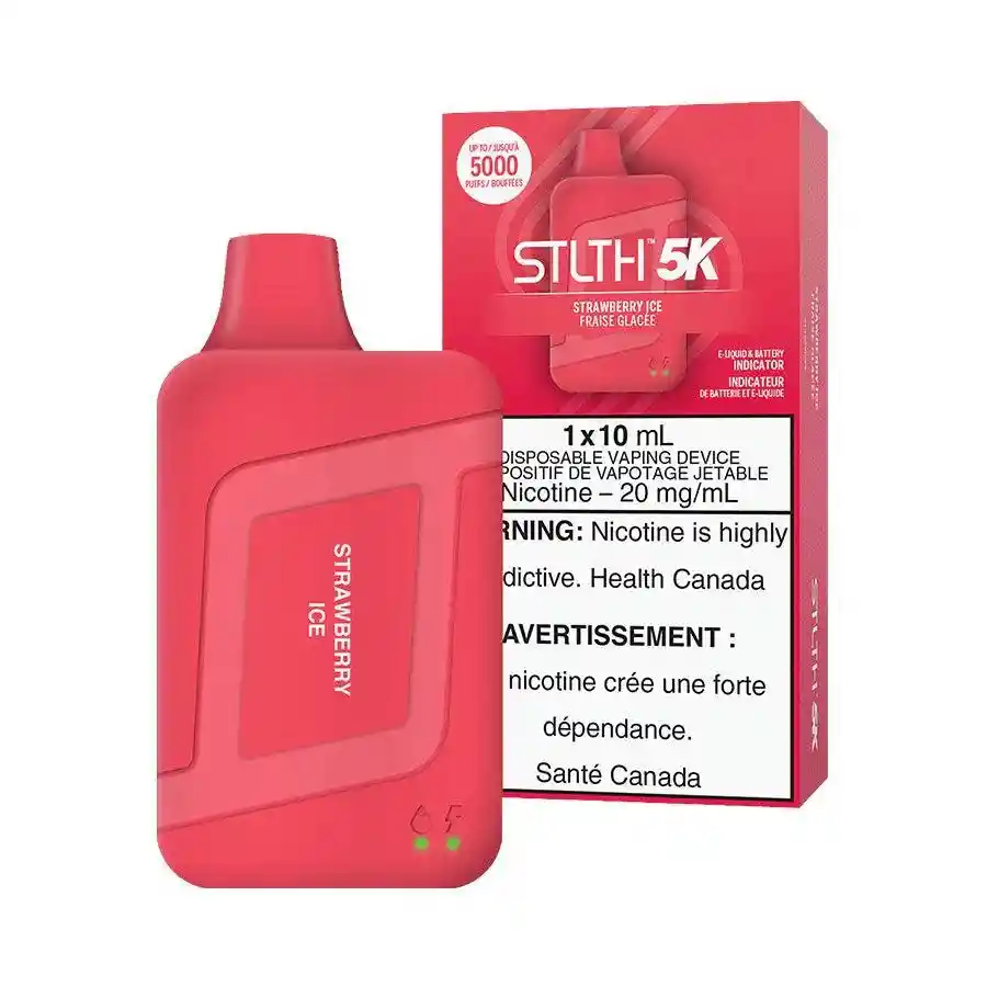 Stlth 5k Vape - Strawberry Ice -5000 Puff (5%)