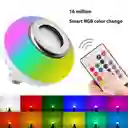 Bombillo Foco Parlante Bluetooth Luces Led Rgb Con Control