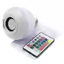 Bombillo Foco Parlante Bluetooth Luces Led Rgb Con Control