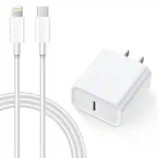 Cargador Iphone 20w Carga Rápida.