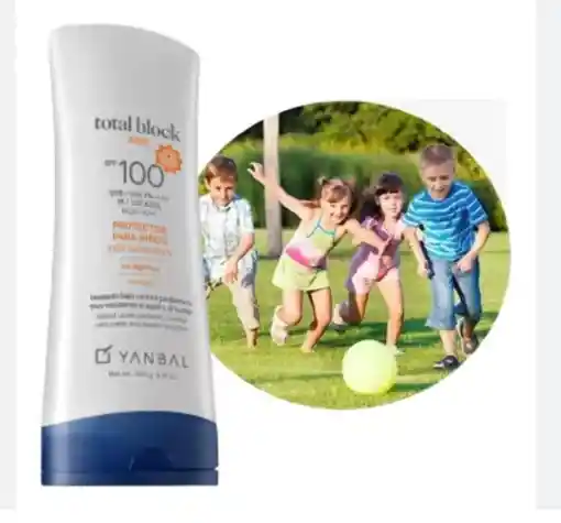 Protector Solar Kids Niños Total Block Spf 100 140g