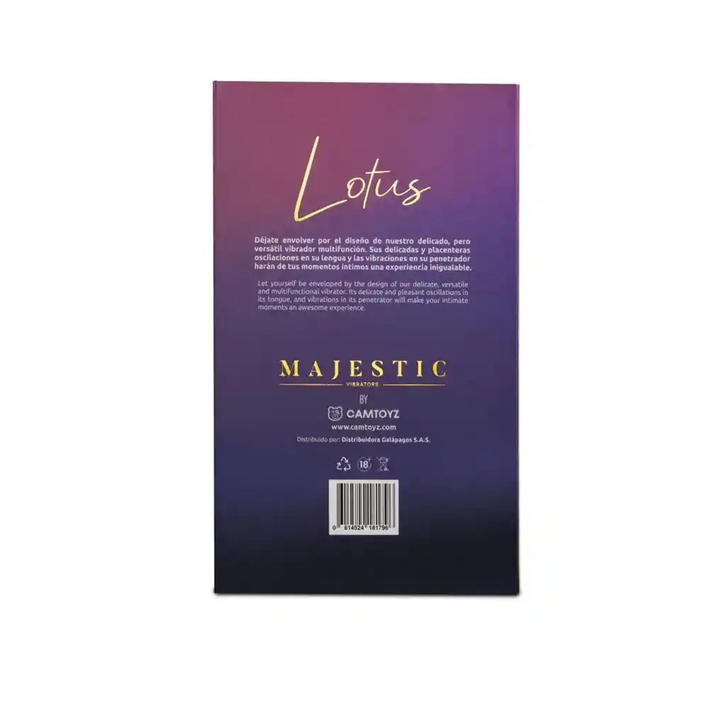 Vibrador Con Bala Loto Marca Majestic