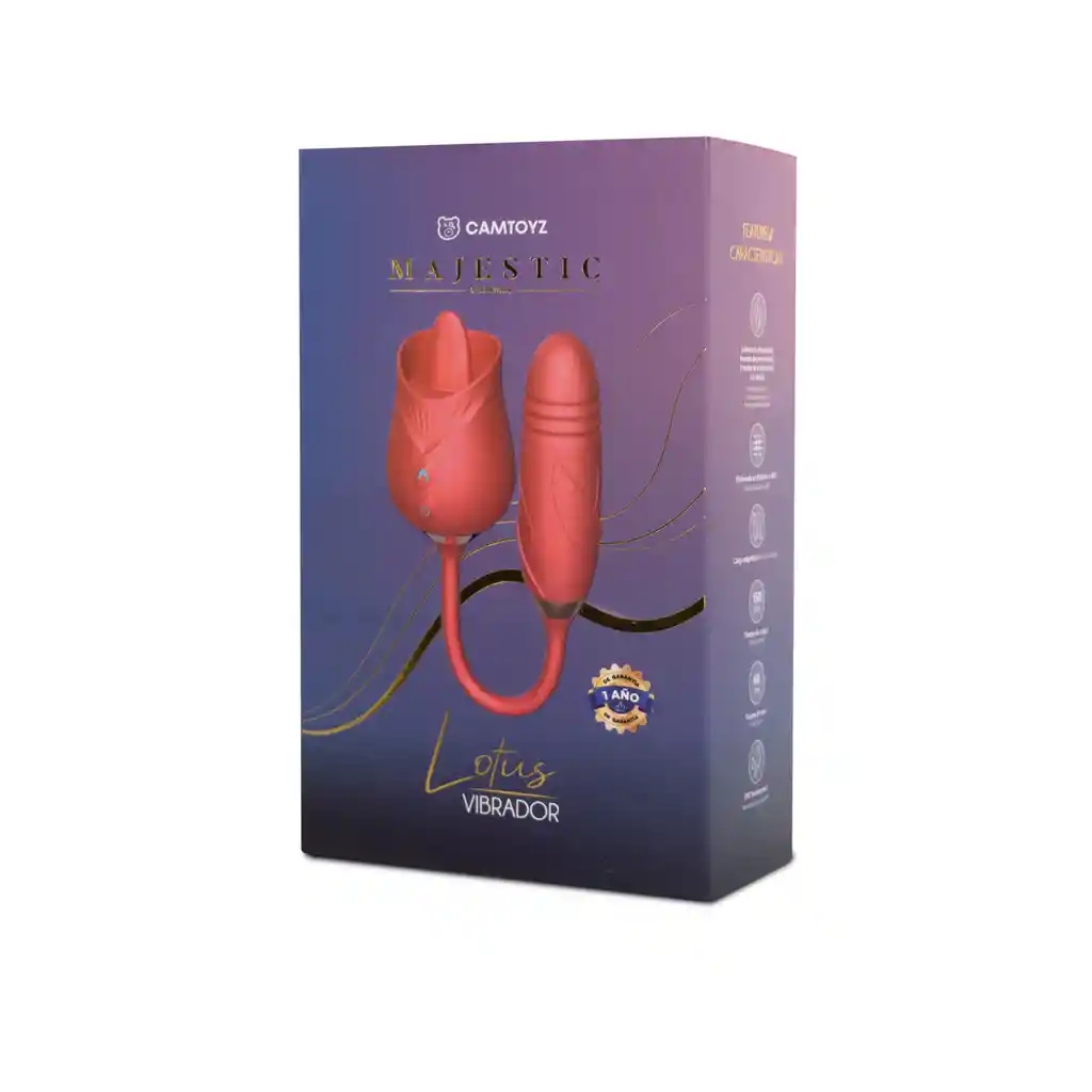 Vibrador Con Bala Loto Marca Majestic