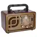Radio Vintage Am Y Fm Parlante Bluetooth Recargable Ns-8099bt
