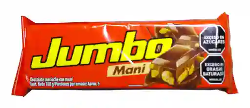 Chocolatina Chocolate Jumbo Mani 120g