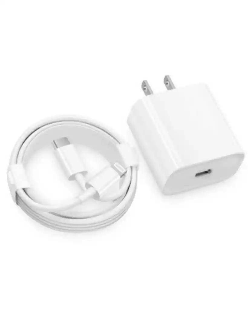 Cargador Iphone 20w Carga Rápida.
