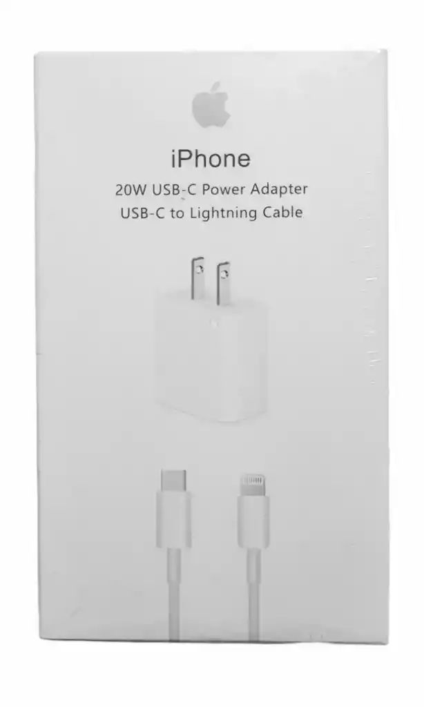 Cargador Iphone 20w. Carga Rápida. Cargador + Cable.
