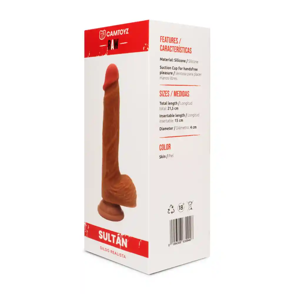 Dildo Realista Sultán 21.5 Cm Camtoyz