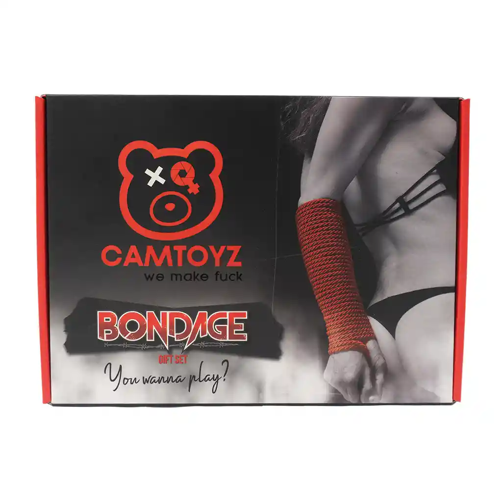 Kit Erotico Bondage Fiore Rojo Camtoyz