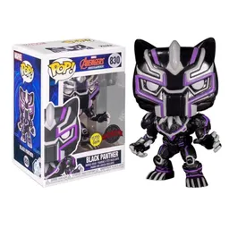 Funko Pop Mech Black Panther - Marvel Exclusivo Brilla En Oscuridad