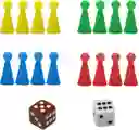 Juego De Mesa Parchis Magnetico Plegable