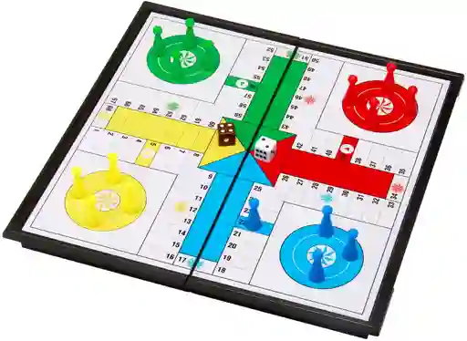 Juego De Mesa Parchis Magnetico Plegable