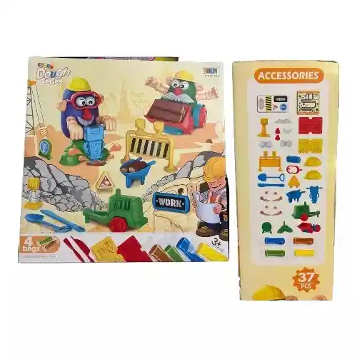 Set De Plastilina Construccion Didácticos Para Niños