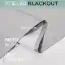 Cortina 100% Blackout Engomada Termica X 2 Casatua Tipo Lino