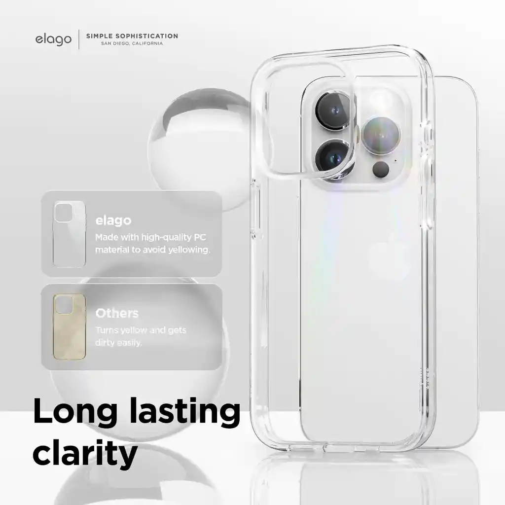 Elago Estuche Para Iphone 15 Pro Hybrid Case En Transparente