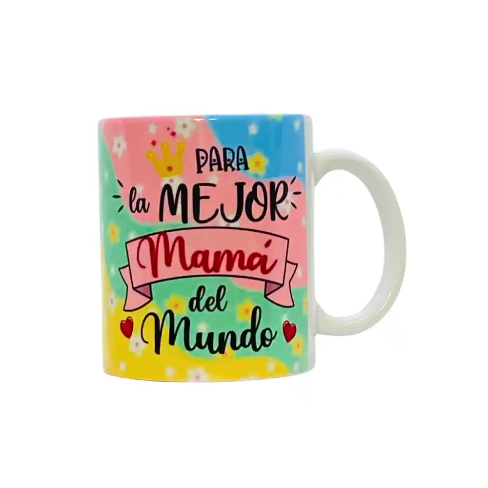 Mug Día De La Madre- Mejor Madre Del Mundo 11 Oz.