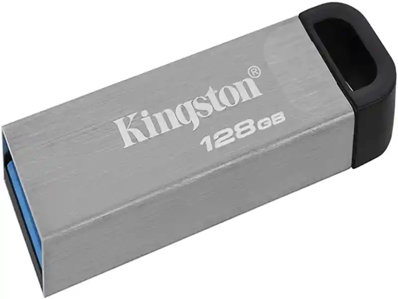 Memoria Usb Kingston Dt/ks 128gb Kyson Metalica 3.2 A 200mb/s