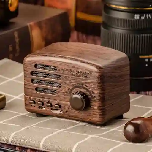 Mini Parlante Bluetooth Radio Vintage Bp-pv129bt