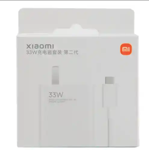 Cargador Xiaomi 33w (carga Rápida)