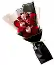 Fresas Con Chocolate Blanco Y Rosas