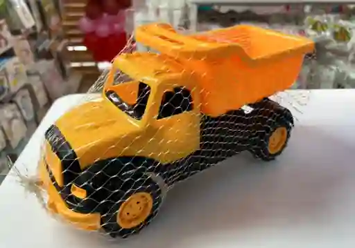 Camion Volqueta Amarillo