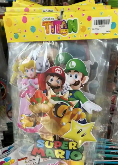 Topper Para Torta Super Mario