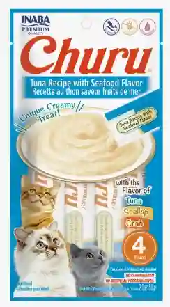 Churu Tuna Con Seafood Flavor X 4 Uni