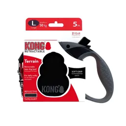 Kong Correa Retractil Terrain Large Negra 50 Kg