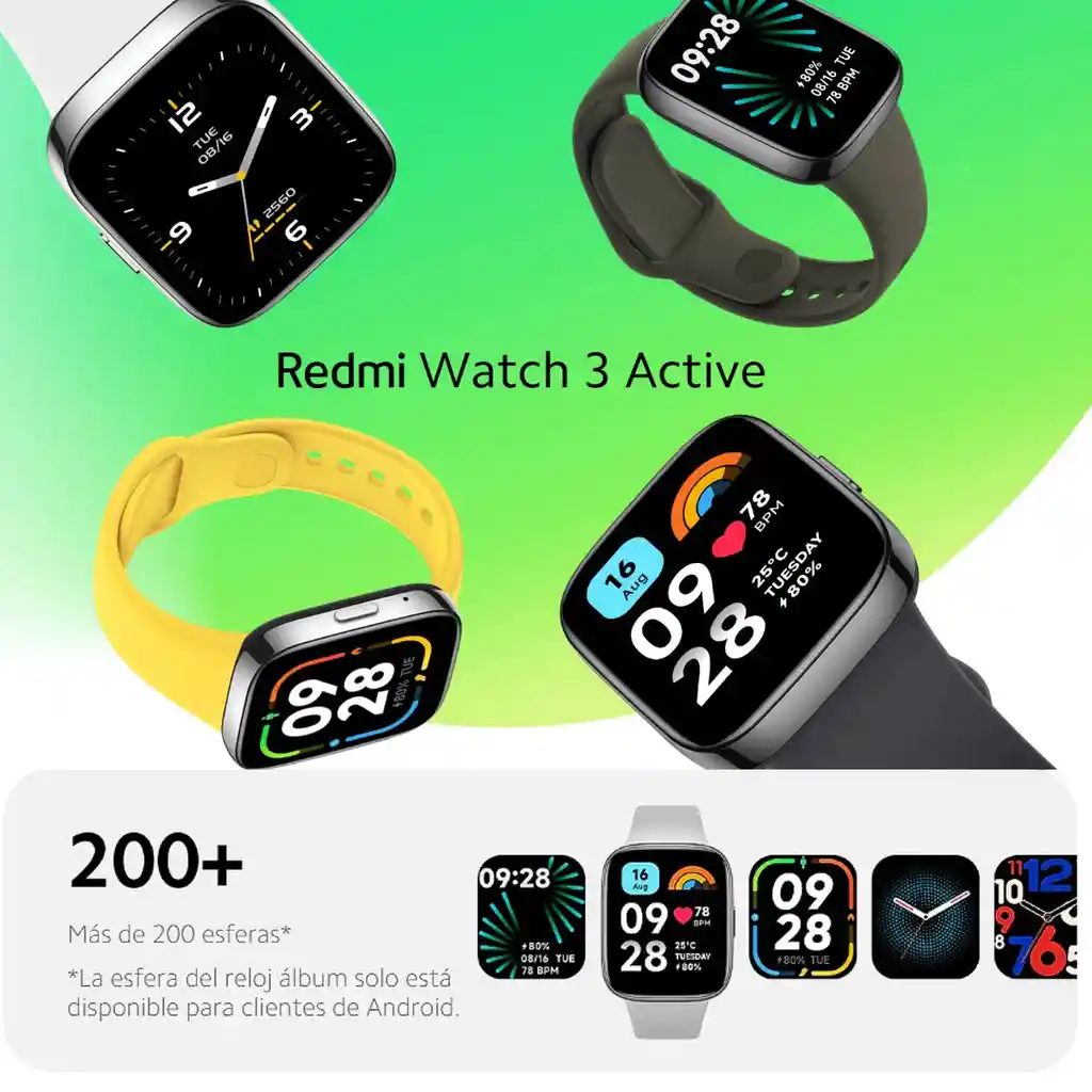 Xiaomi Redmi Watch 3 Active + Auriculares Redmi Buds 4 Active