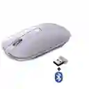 Mouse Inalambrico Dual Bluetooth Usb Recargable Para Mac Win