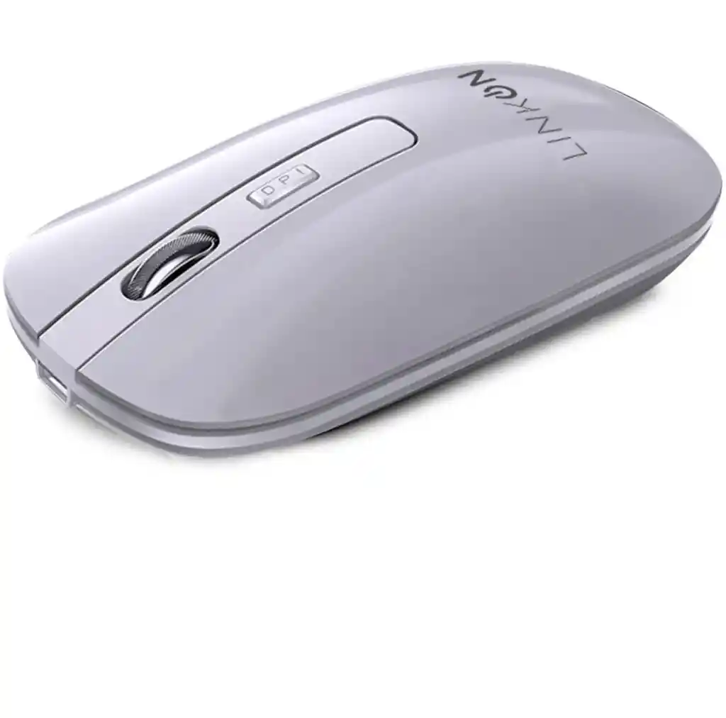 Mouse Inalambrico Dual Bluetooth Usb Recargable Para Mac Win