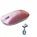 Mouse Inalambrico Dual Bluetooth Usb Recargable Para Mac Win