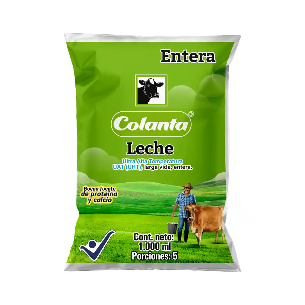 Leche Colanta Entera X1000ml