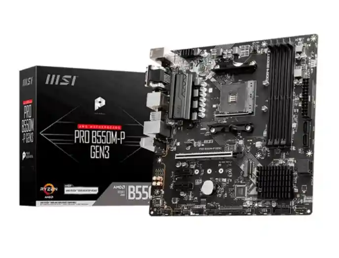 Board Msi Pro B550m - P Gen3 Am4 Ddr4 Ryzen