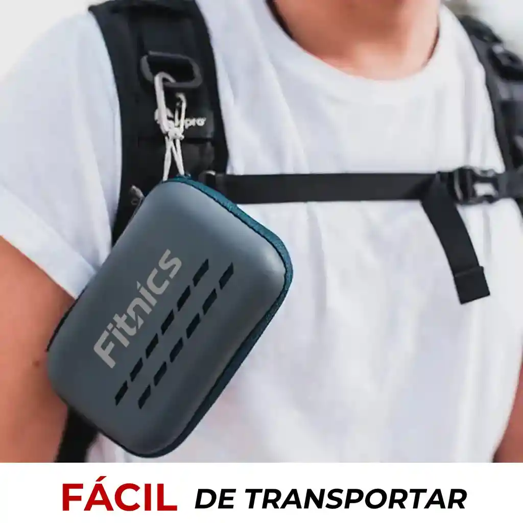 Toalla Microfibra Set 3 Fitnics Secado Rapido + Estuche Viaje