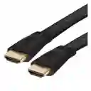 Cable Hdmi A Hdmi Plano De 1.8m Full Hd Encauchado 3d