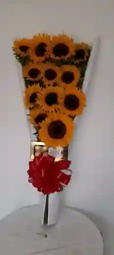 Bouquet Girasoles Y Chocolates