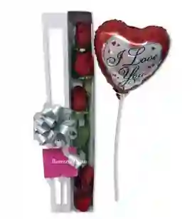 Detalle Rosas Y Globo