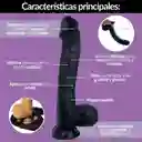 Dildo Textura Super Realista +grande +grueso Con Chupa