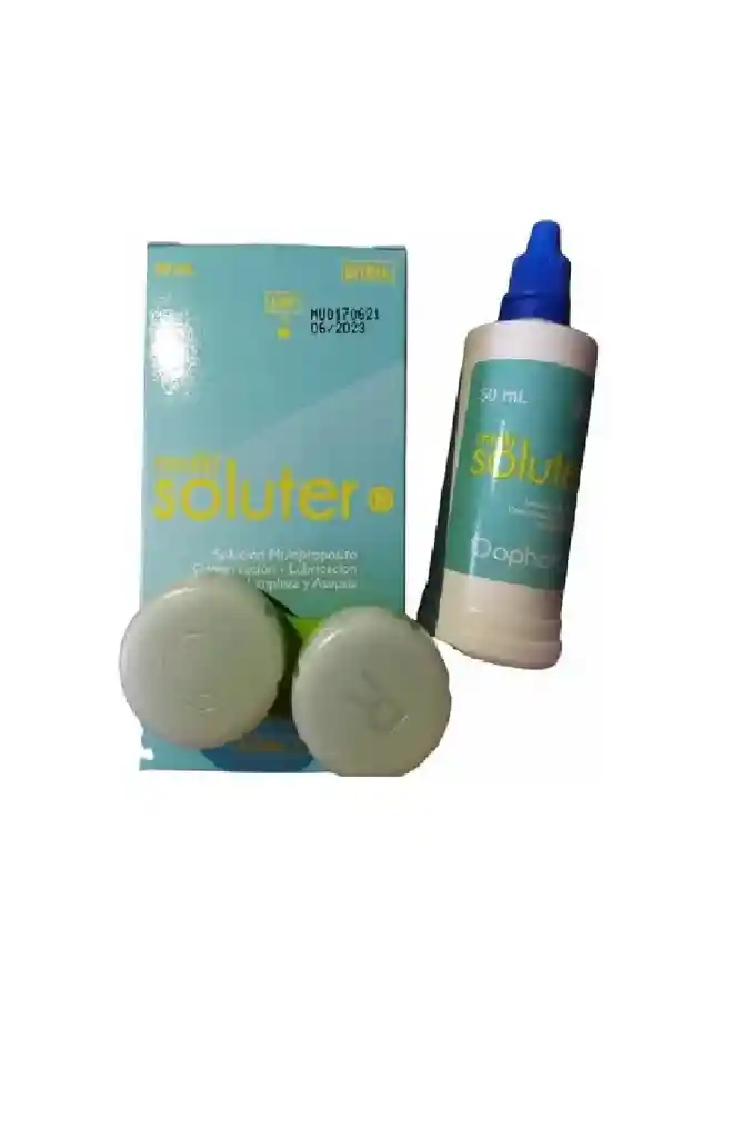 Solucion Lentes De Contacto Multi Soluter+estuche