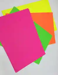 Cartulinas Neon Octavos X7