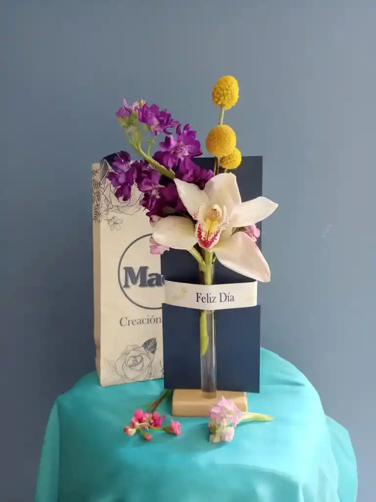 Tarjetero Floral